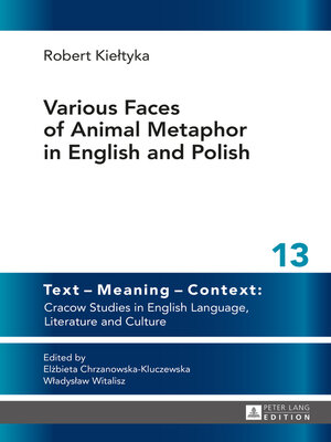 cover image of Various Faces of Animal Metaphor in English and Polish